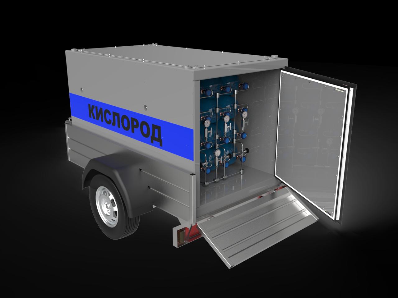 Мобильные установки для заправки азотом/кислородом